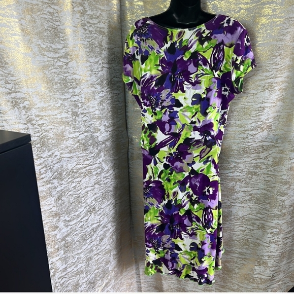 Joseph Ribkoff faux wrap dress - Picture 2 of 6